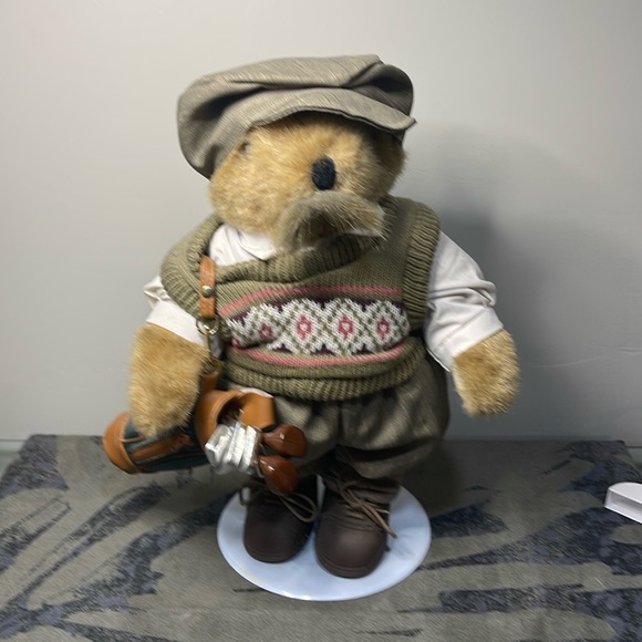 Vintage Tender Heart Treasures Golf Bear - Picture 1 of 9